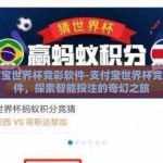 支付宝世界杯竞彩软件-支付宝世界杯竞彩软件，探索智能投注的奇幻之旅