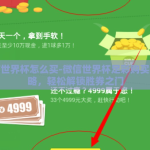 微信世界杯怎么买-微信世界杯足彩购买全攻略，轻松解锁胜券之门
