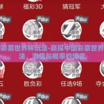 中国彩票世界杯玩法-窥探中国彩票世界杯玩法，激情与概率的博弈