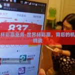 世界杯彩票业务-世界杯彩票，背后的机遇与挑战
