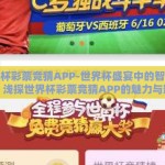 世界杯彩票竞猜APP-世界杯盛宴中的智慧竞猜，浅探世界杯彩票竞猜APP的魅力与影响