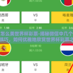 微信怎么美世界杯彩票-揭秘微信中几个实用小技巧，如何优雅地欣赏世界杯彩票之美