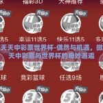 微信天天中彩票世界杯-偶然与机遇，微信天天中彩票与世界杯的奇妙邂逅