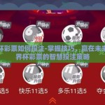 世界杯彩票如何投注-掌握技巧，赢在未来，世界杯彩票的智慧投注策略