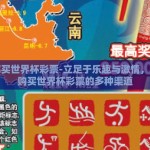 去哪买世界杯彩票-立足于乐趣与激情，探索购买世界杯彩票的多种渠道