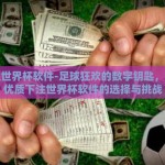下注世界杯软件-足球狂欢的数字钥匙，揭秘优质下注世界杯软件的选择与挑战
