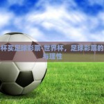 世界杯买足球彩票-世界杯，足球彩票的热情与理性