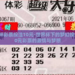世界杯彩票投注10元-世界杯下的梦幻投注，10元彩票的激情与梦想