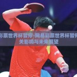 网易彩票世界杯暂停-网易彩票世界杯暂停，相关影响与未来展望