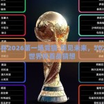 世界杯2026第一场竞猜-预见未来，2026年世界杯首战猜想