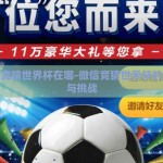 微信竞猜世界杯在哪-微信竞猜世界杯的乐趣与挑战