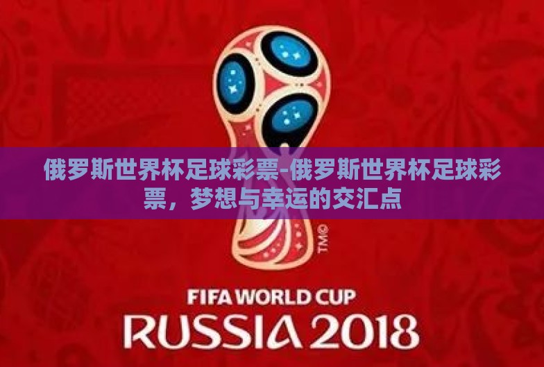 俄罗斯世界杯足球彩票-俄罗斯世界杯足球彩票，梦想与幸运的交汇点