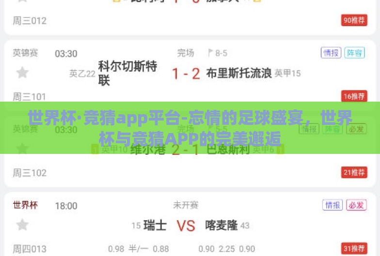 世界杯·竞猜app平台-忘情的足球盛宴,世界杯与竞猜APP的完美邂逅 世界杯·竞猜app平台-忘情的足球盛宴,世界杯与竞猜APP的完美邂逅