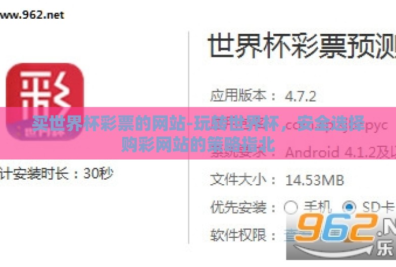 买世界杯彩票的网站-玩转世界杯,安全选择购彩网站的策略指北 买世界杯彩票的网站-玩转世界杯,安全选择购彩网站的策略指北