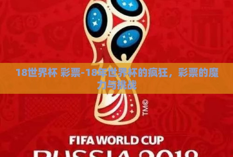 18世界杯 彩票-18年世界杯的疯狂，彩票的魔力与挑战