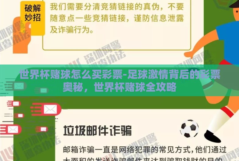 世界杯赌球怎么买彩票-足球激情背后的彩票奥秘，世界杯赌球全攻略