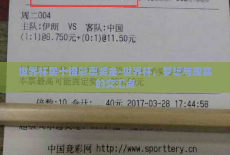 世界杯买十倍彩票奖金-世界杯,梦想与现实的交汇点 世界杯买十倍彩票奖金-世界杯,梦想与现实的交汇点