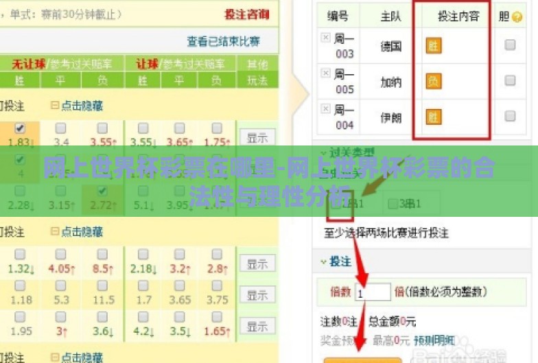 网上世界杯彩票在哪里-网上世界杯彩票的合法性与理性分析 网上世界杯彩票在哪里-网上世界杯彩票的合法性与理性分析
