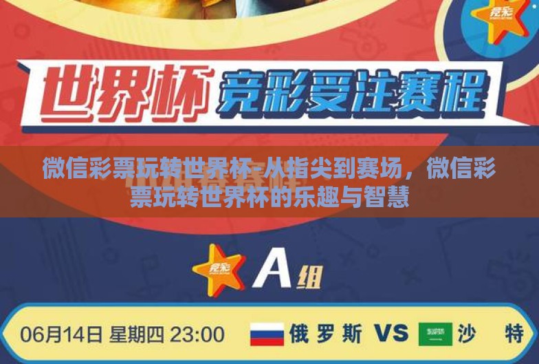 微信彩票玩转世界杯-从指尖到赛场，微信彩票玩转世界杯的乐趣与智慧