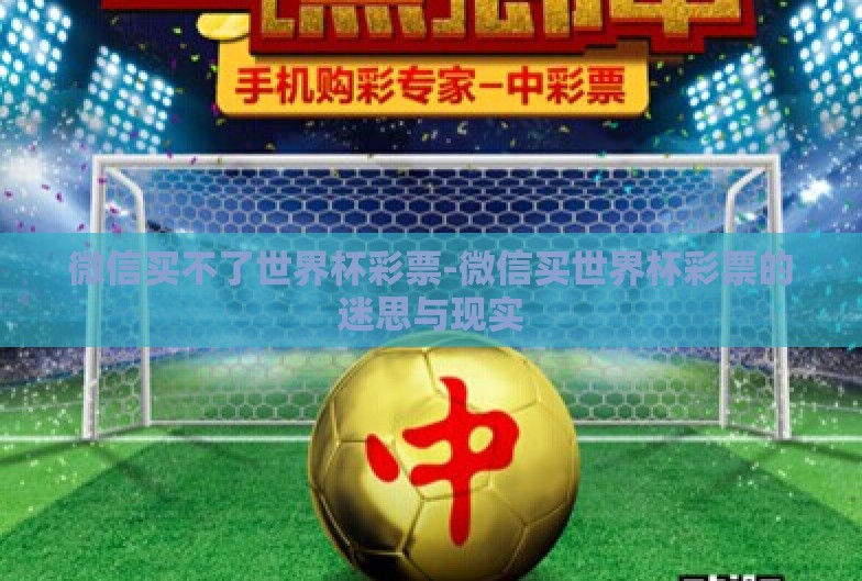 微信买不了世界杯彩票-微信买世界杯彩票的迷思与现实 微信买不了世界杯彩票-微信买世界杯彩票的迷思与现实