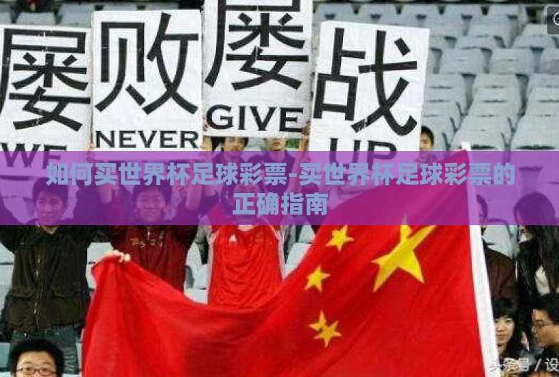 如何买世界杯足球彩票-买世界杯足球彩票的正确指南 如何买世界杯足球彩票-买世界杯足球彩票的正确指南