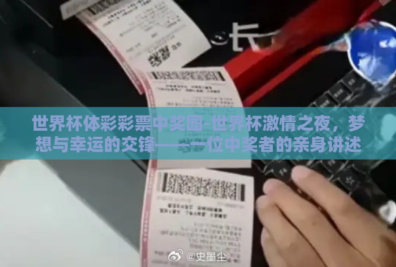 世界杯体彩彩票中奖图-世界杯激情之夜，梦想与幸运的交锋——一位中奖者的亲身讲述