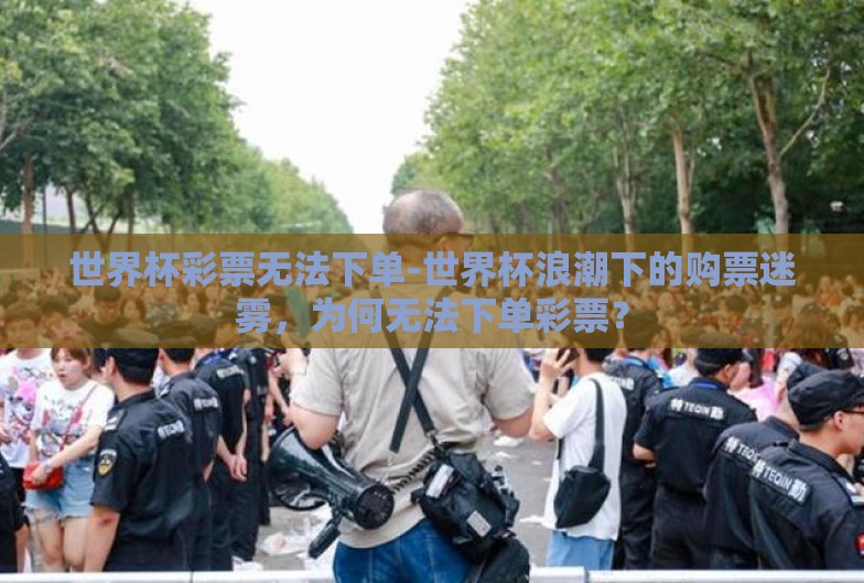 世界杯彩票无法下单-世界杯浪潮下的购票迷雾,为何无法下单彩票? 世界杯彩票无法下单-世界杯浪潮下的购票迷雾,为何无法下单彩票?