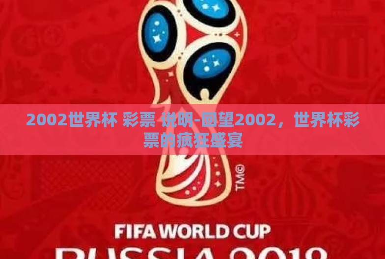2002世界杯 彩票 说明-回望2002，世界杯彩票的疯狂盛宴