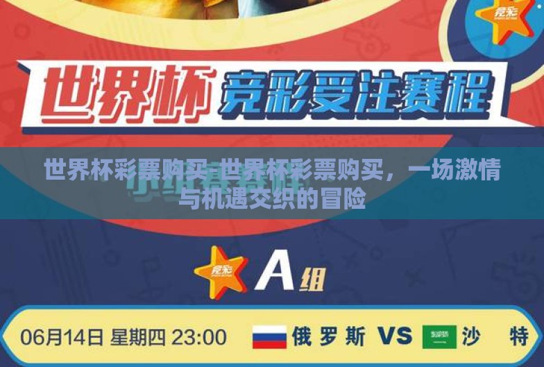 世界杯彩票购买-世界杯彩票购买，一场激情与机遇交织的冒险