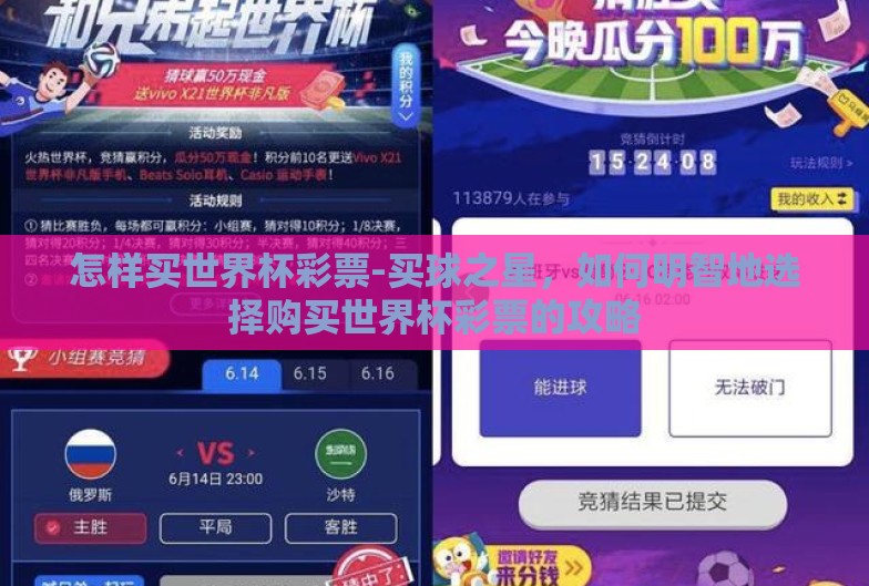 怎样买世界杯彩票-买球之星，如何明智地选择购买世界杯彩票的攻略